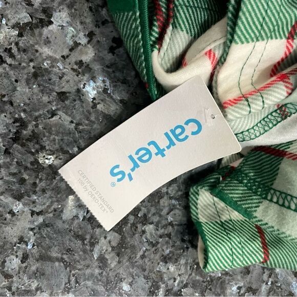 NWT CARTERS ADULT LARGE PLAID PAJAMAS - Picture 9 of 14